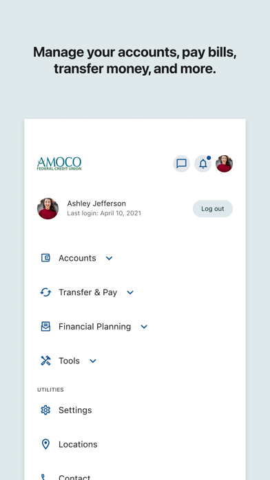 AMOCO FCU Mobile Screenshot