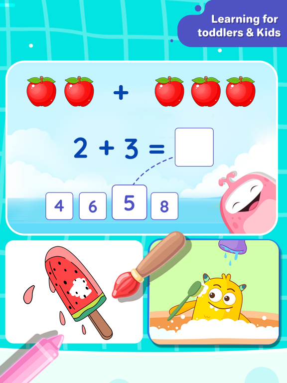 Screenshot #5 pour Shapes Letters & Numbers Games