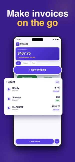 Easy Invoice Maker: BillzApp screenshot 4