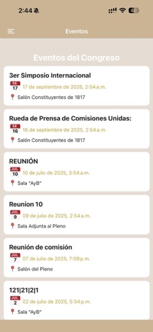 Congreso Sinaloa iPhone screenshot 3
