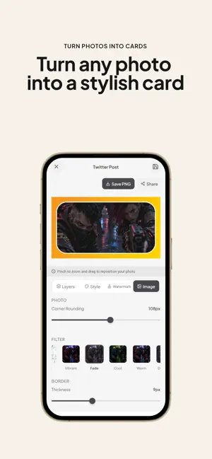 Postframe: Card Maker screenshot 1