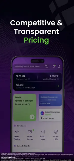IndiaBonds:Invest in Bonds/FDs screenshot 4