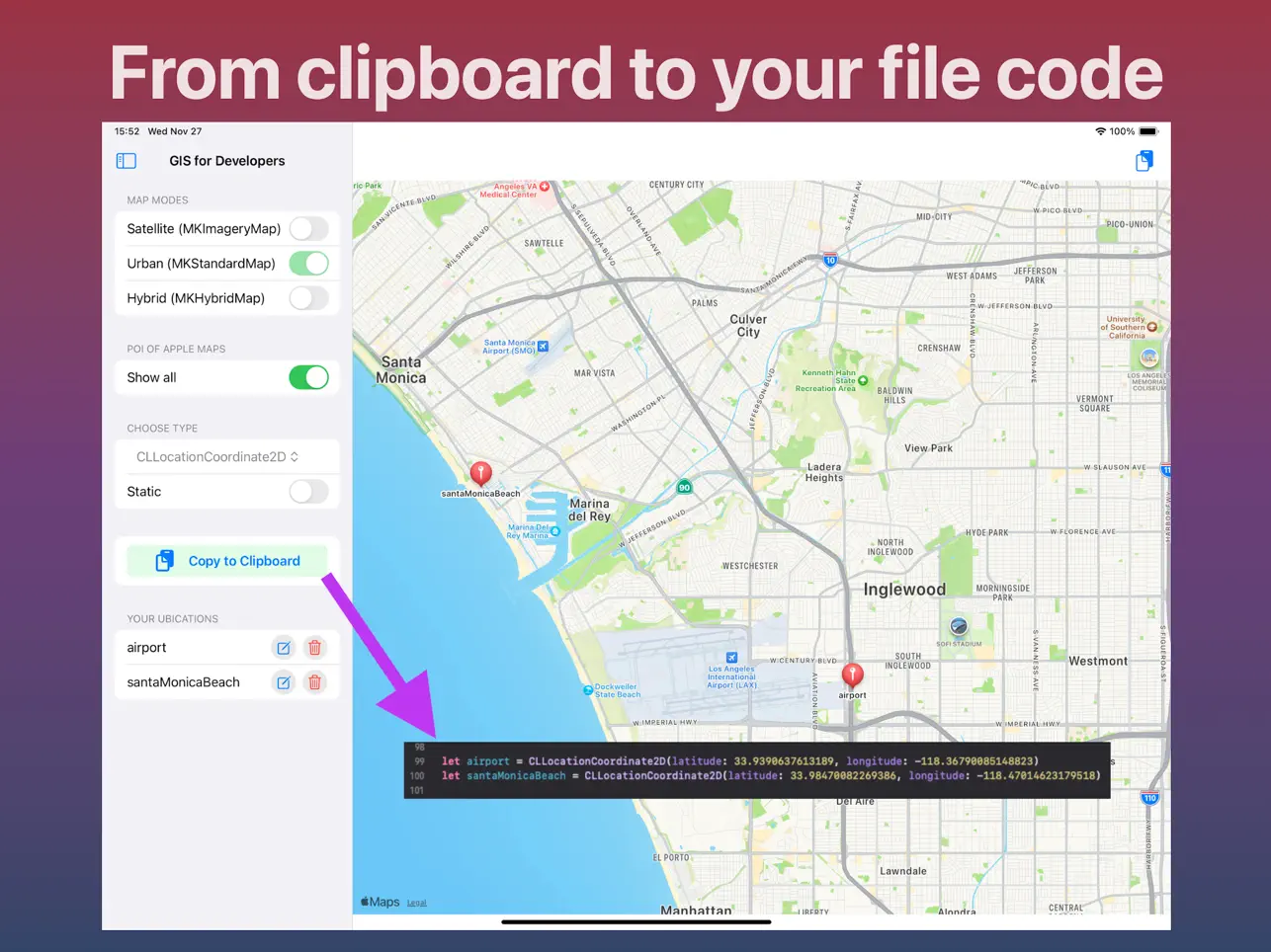 #1. GIS for Developers (iOS) Podle: Eduardo Dominguez Menendez