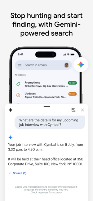 Gmail - Email by Google Screenshot