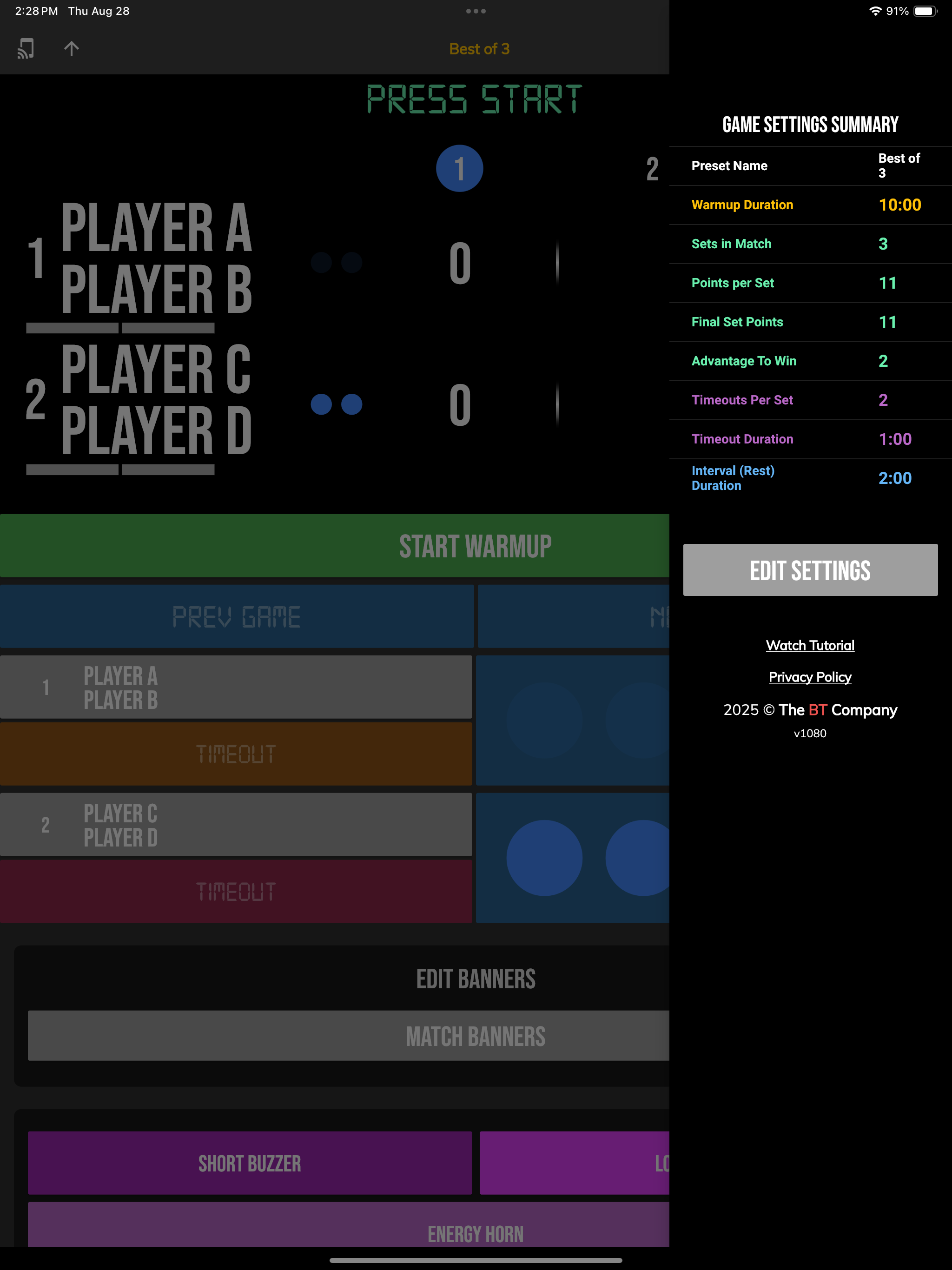 BT Pickleball Controller screenshot 19