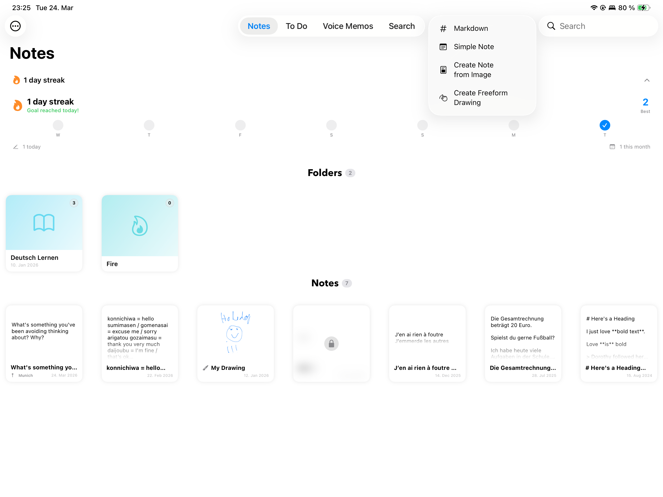 NoteList: Todo and Markdown