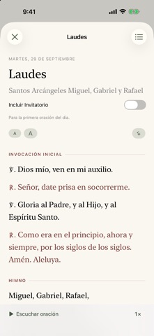 Oficio Divino - Breviario screenshot 2