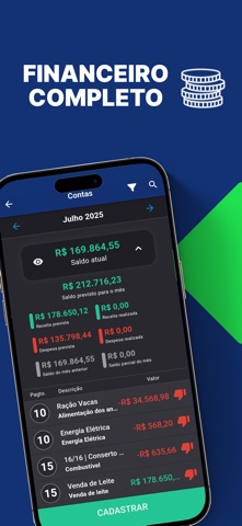 Leigado gestão leite e corte screenshot