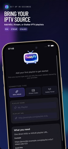 DaddyTV: IPTV Player Screenshot 1 of 5