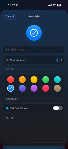 PureHabits screenshot