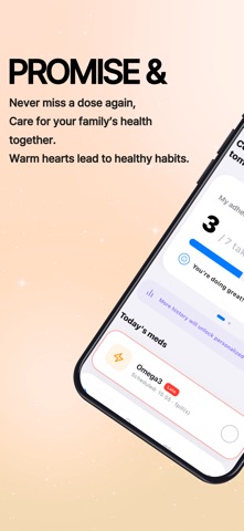 Yaksim: AI Pill Reminder & Log iPhone screenshot