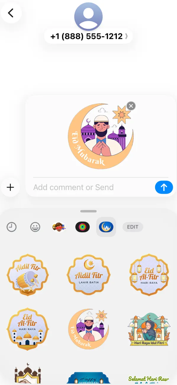 Screenshot #3 pour Ramadan - Eid Al Adha Stickers