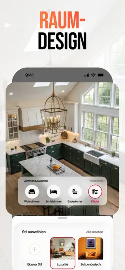 Screenshot von Home AI - KI-Innendesign auf dem iPhone 4