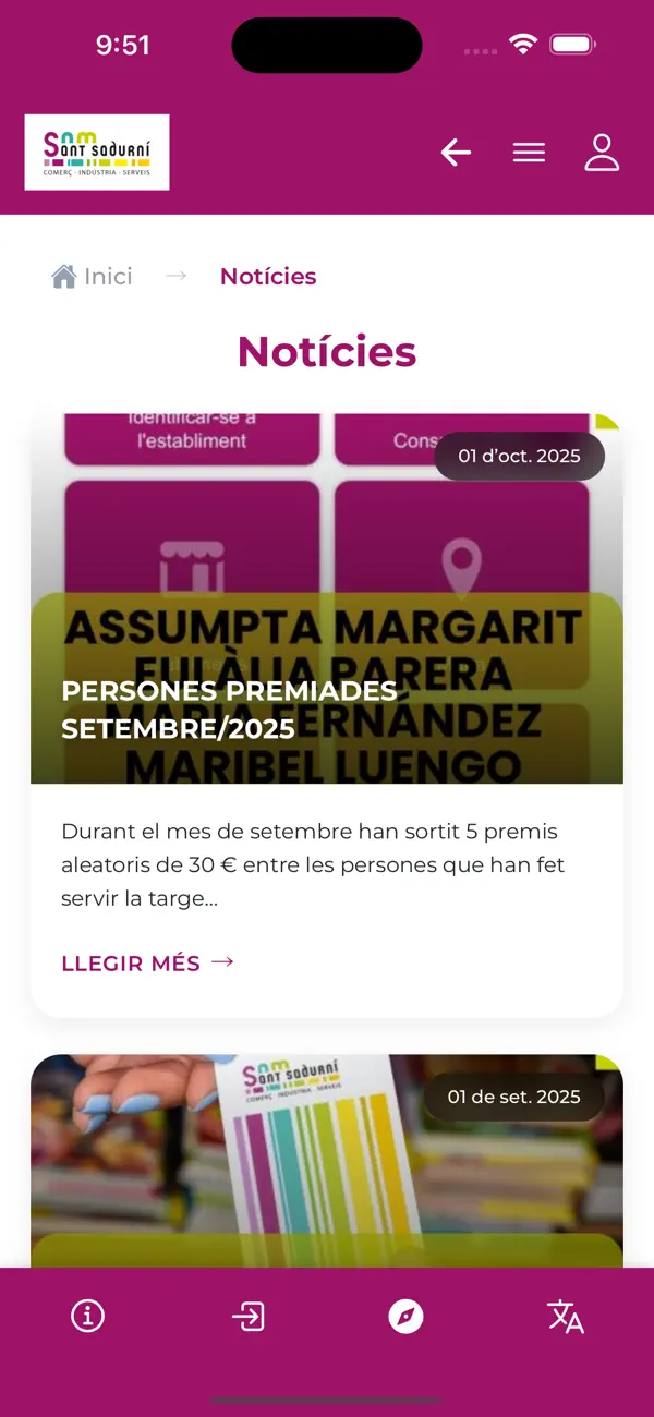 Screenshot #3 pour Sant Sa el comerç amb retorn