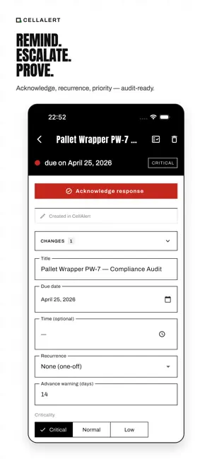 CellAlert: Deadline Reminders screenshot 4