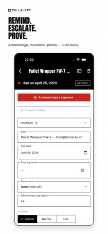 CellAlert: Deadline Reminders Screenshot 4 of 4