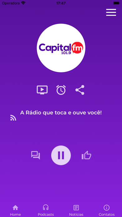 Capital FM de Cuiabá Screenshot 2 - AppWisp.com Capital FM de Cuiabá Screenshot 2 - AppWisp.com
