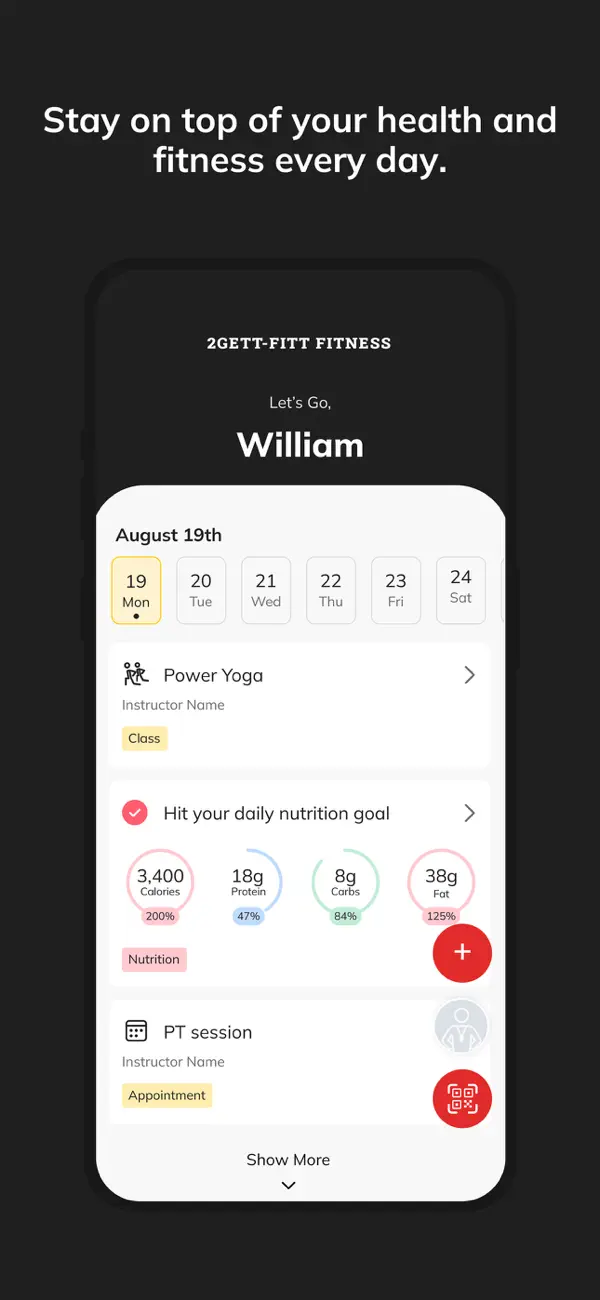 Screenshot #2 pour 2GETT FITT Fitness