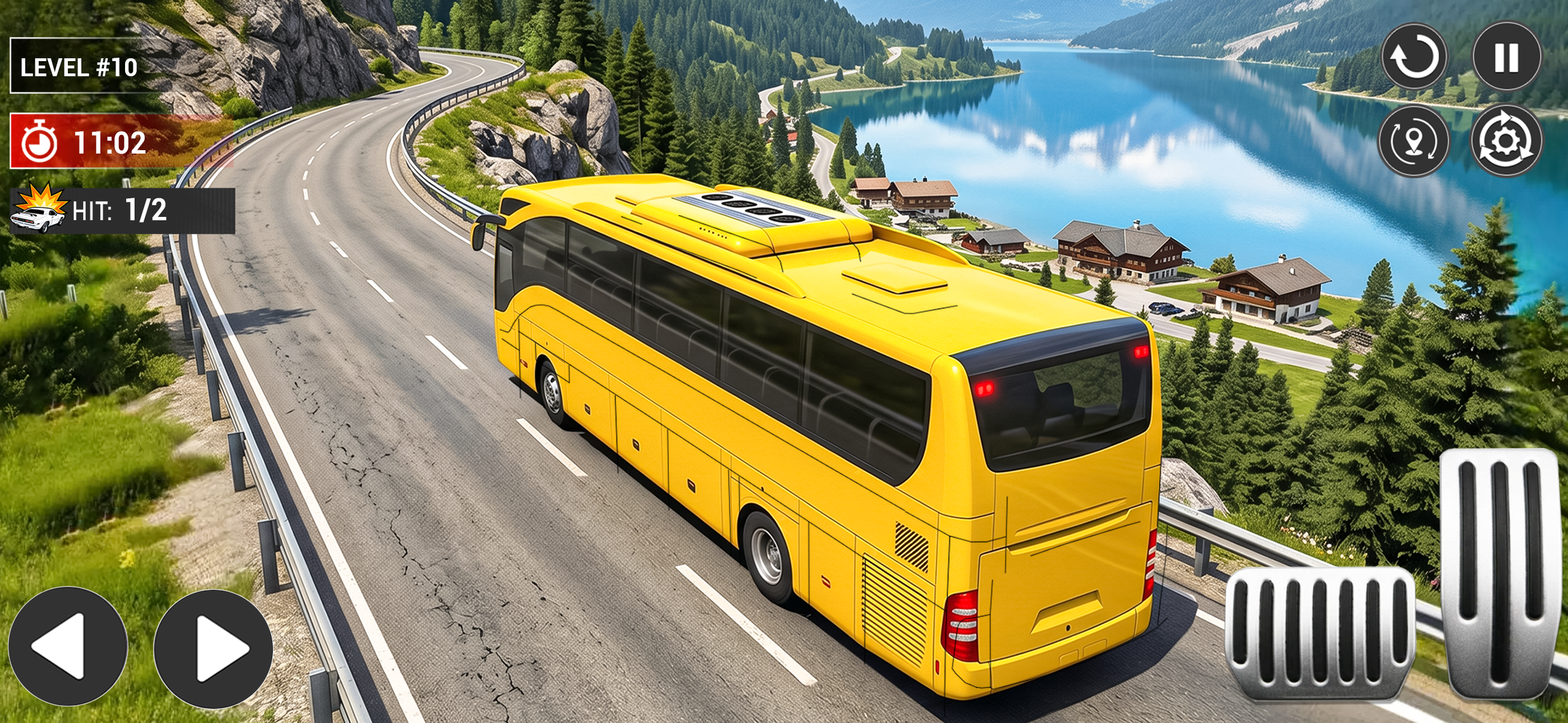 US Offroad Bus Driving Game 3D