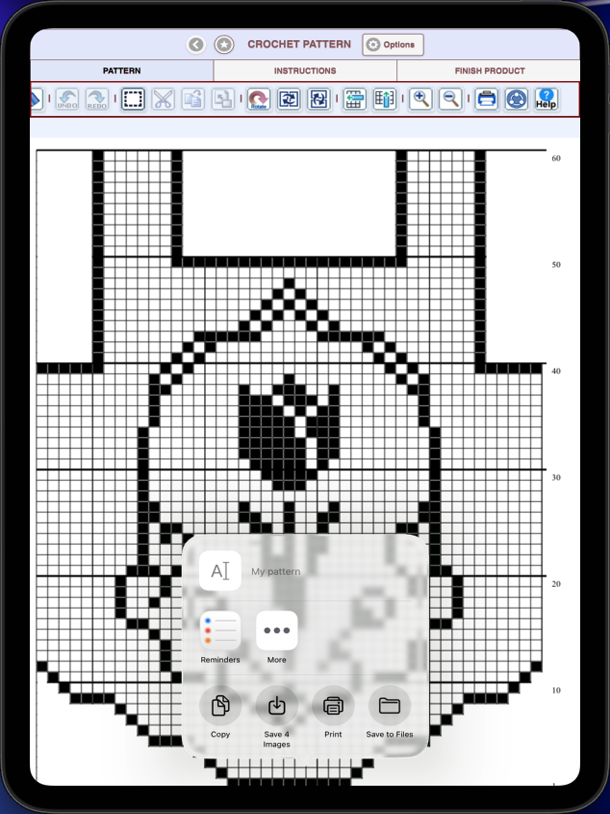 Filet Crochet Top Creator screenshot 18