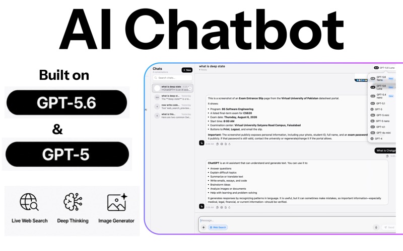 AI Chatbot - Ask Ai Anything , iPhone screenshot
