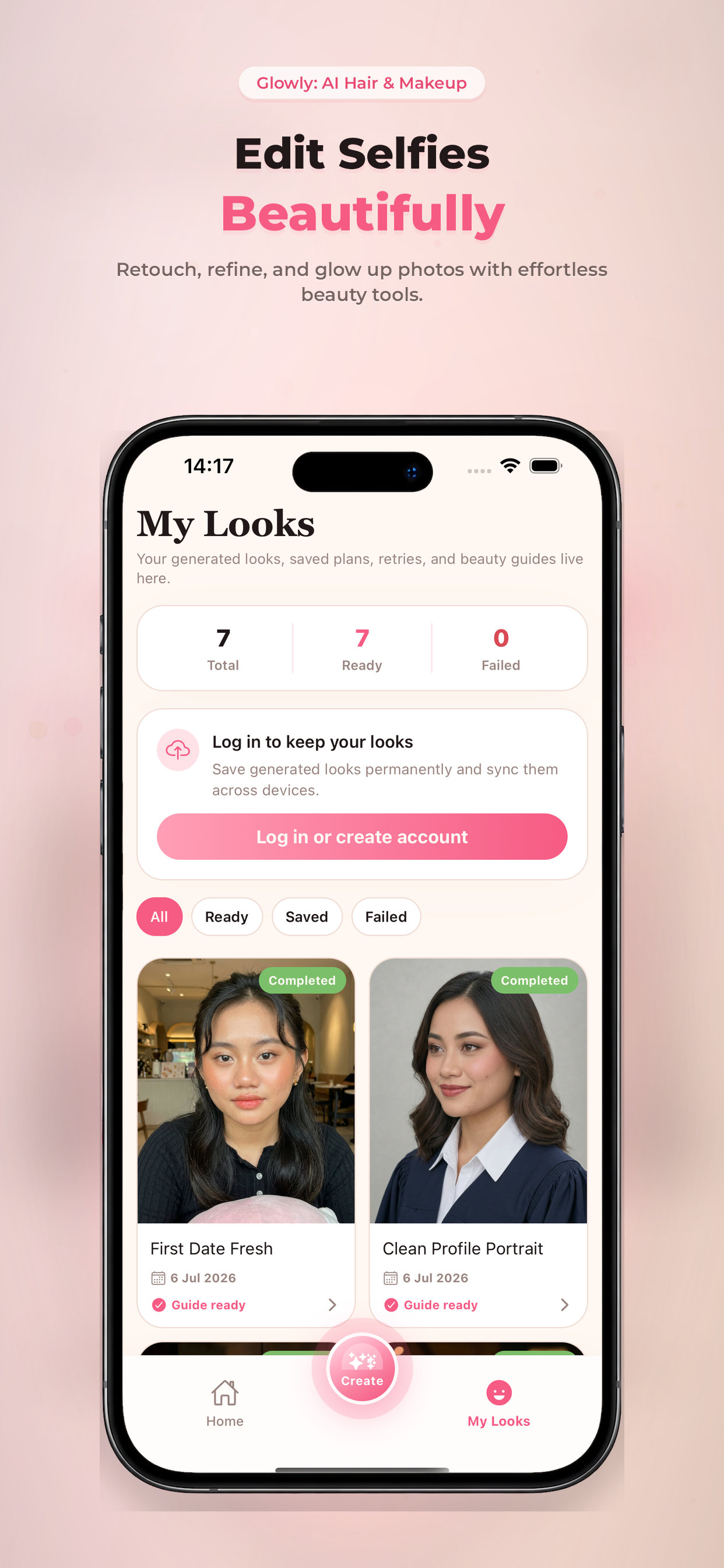 Glowly: AI Hair & Makeup screenshot 5
