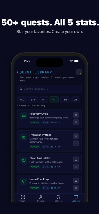 The System: RPG Habit Tracker Screenshot 5 of 5
