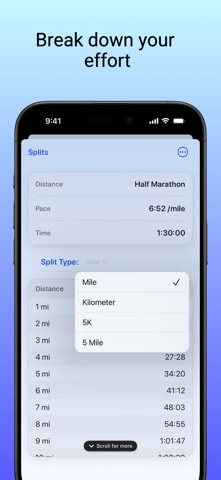 PaceWise: Running Calculator Screenshot 2 of 5