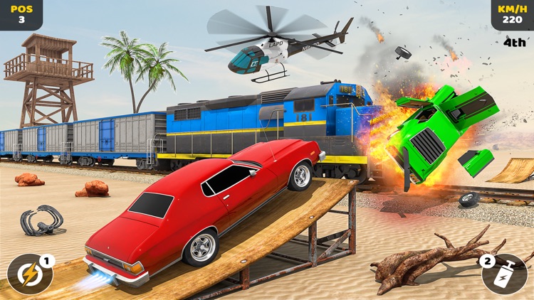 Car Crash High Speed Jump Game screenshot-4