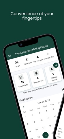 The Sanctuary Hitting House iPhone screenshot