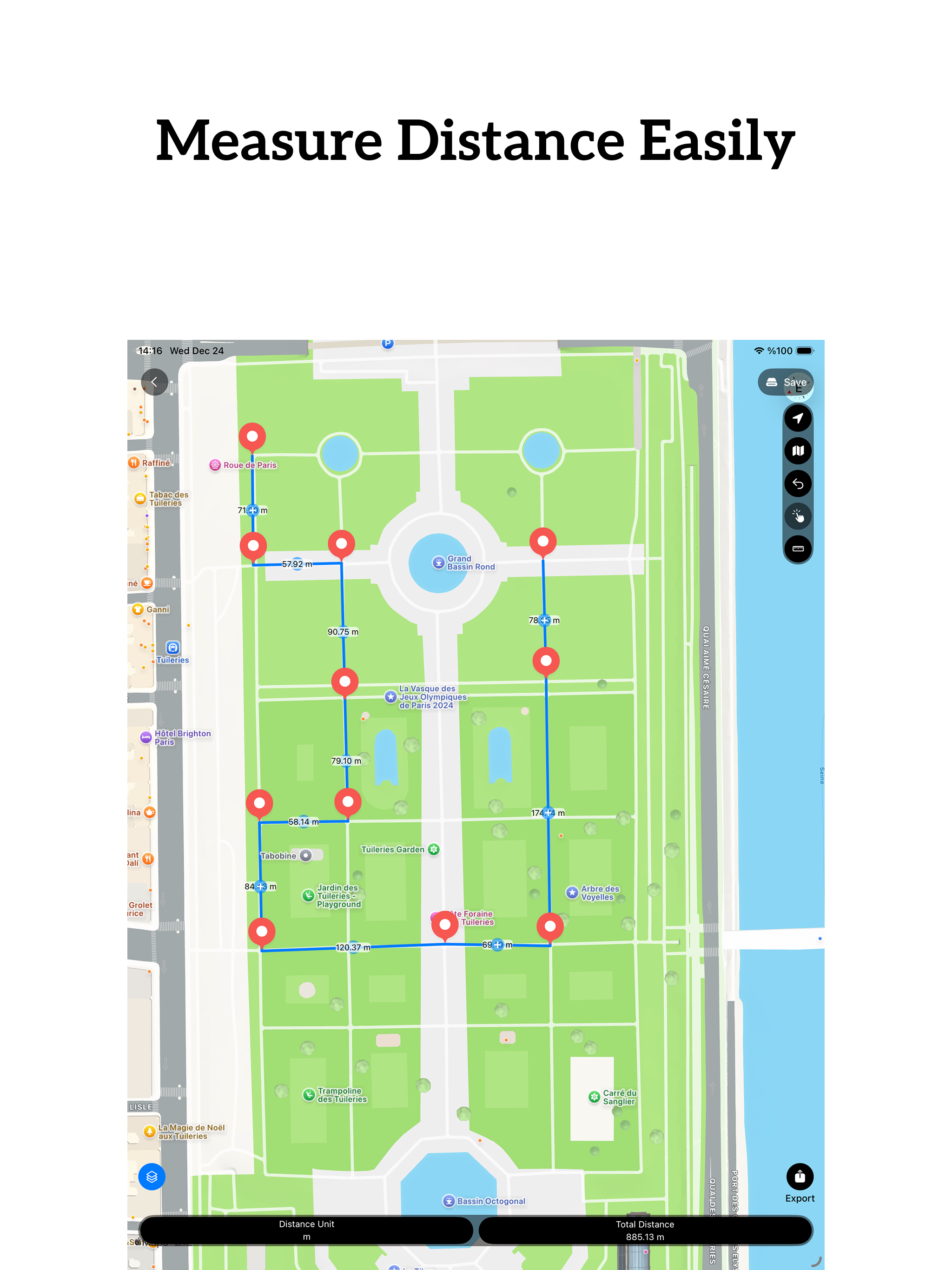 Area Measure - GPS Field Maps