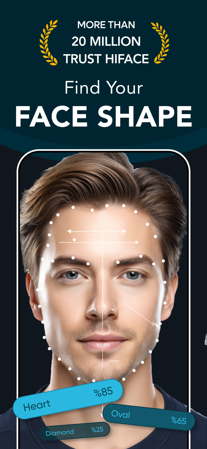 Hiface - Face Shape Finder screenshot 1