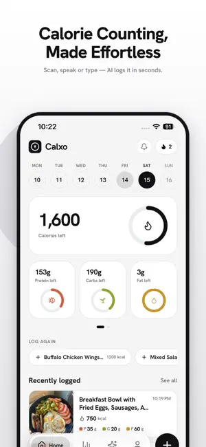 Calxo: AI Calorie Counter screenshot 1