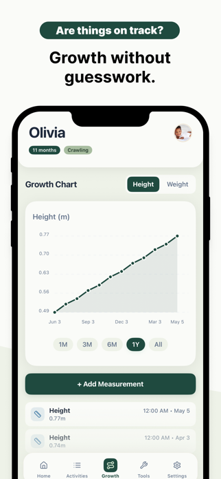 Buggy: Baby Tracker & Log Screenshot 3 of 5