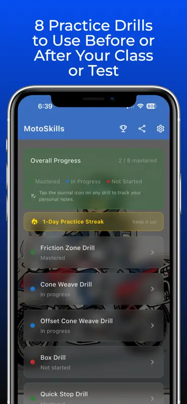 MotoSkills screenshot 2 of 10