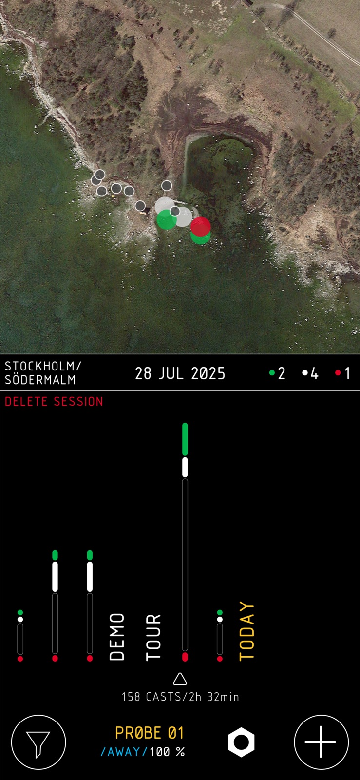 PROBE Fishing iphone screenshot 1