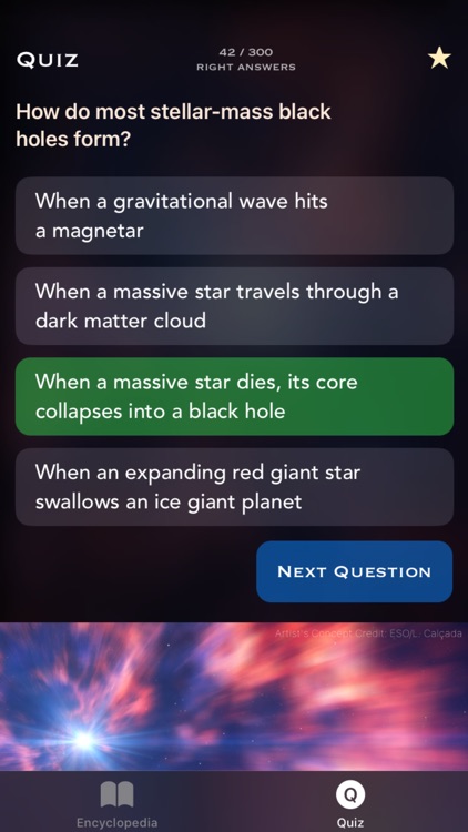 GalacticAR: Space Sim & Quiz