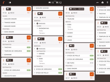 Revo KDS 2 iPad screenshot