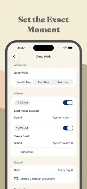 ChimeSet: Alarm Clock & Timer screenshot 3