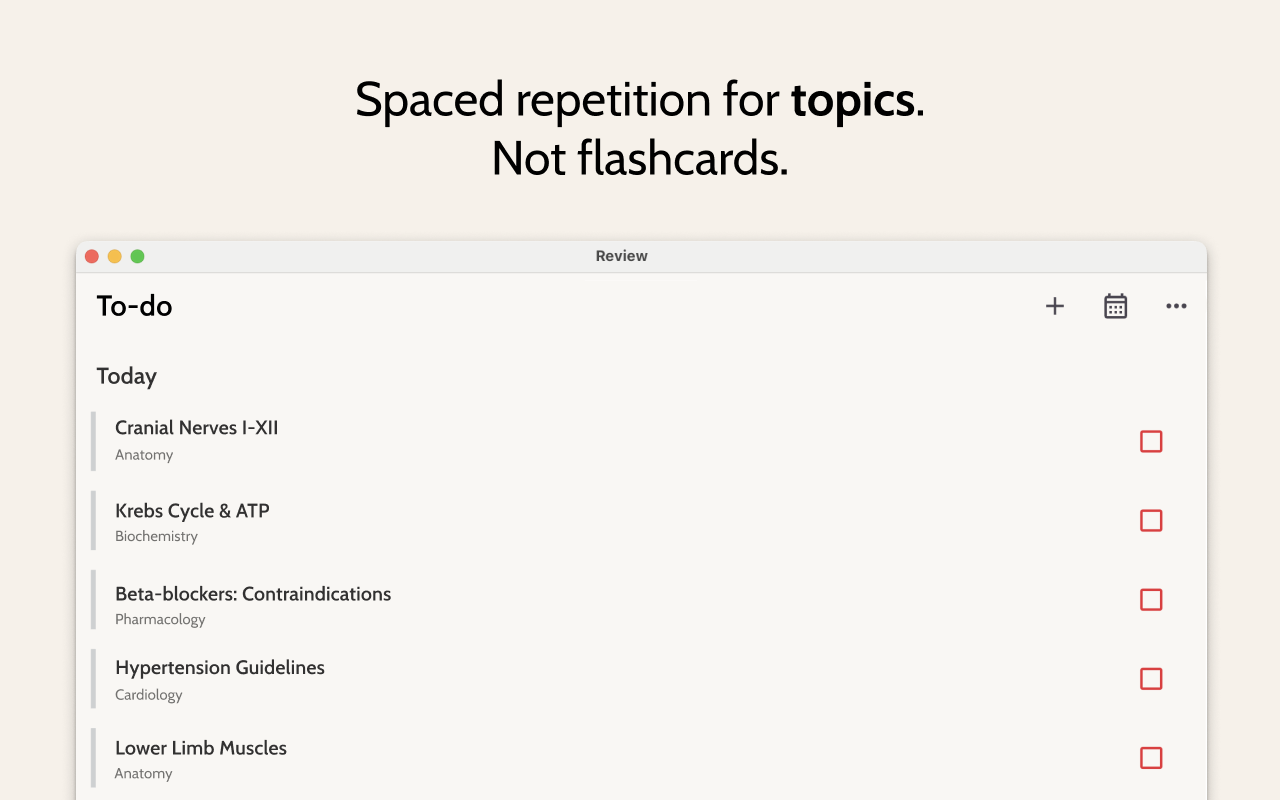Review - Spaced Repetition screenshot 6