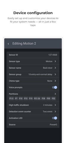 IQ Installer Interface iPhone screenshot