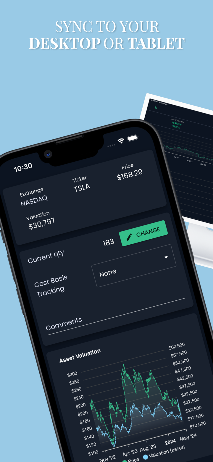 TrackMyStack Net Worth Tracker screenshot 4