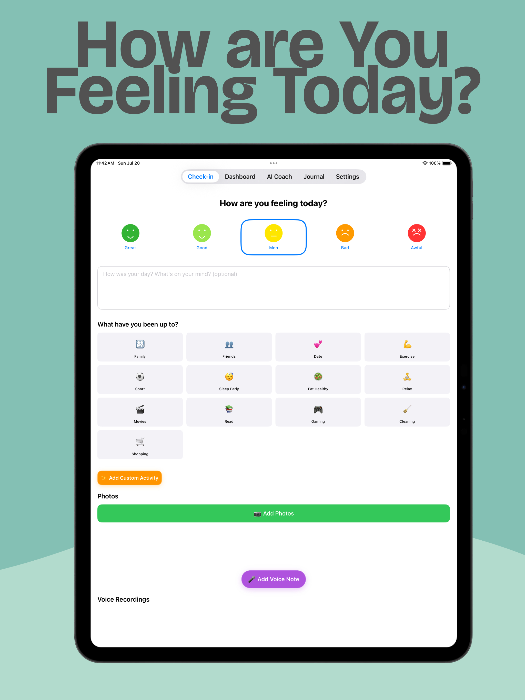 My Mood: Ai Powered Journal