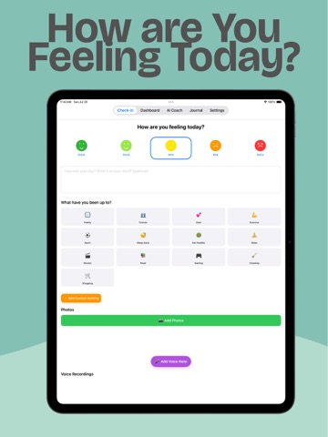My Mood: Ai Powered Journal iPad screenshot