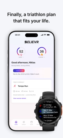BELIEVR: Triathlon Training screenshot