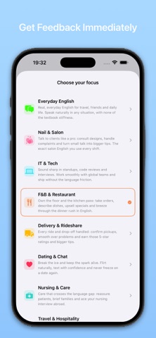 LingoSwipe: English for Work iPhone screenshot