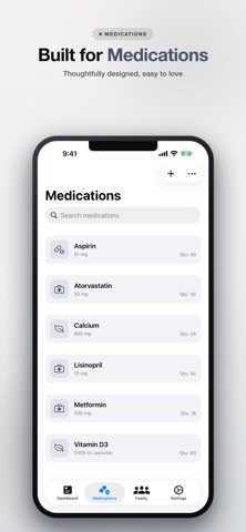 MedCabinet: Pill Reminder iPhone screenshot