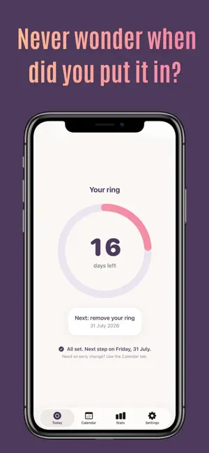 Loopa: Contraceptive Ring screenshot 1