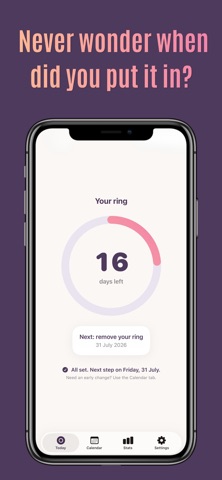 Loopa: Contraceptive Ring iPhone screenshot