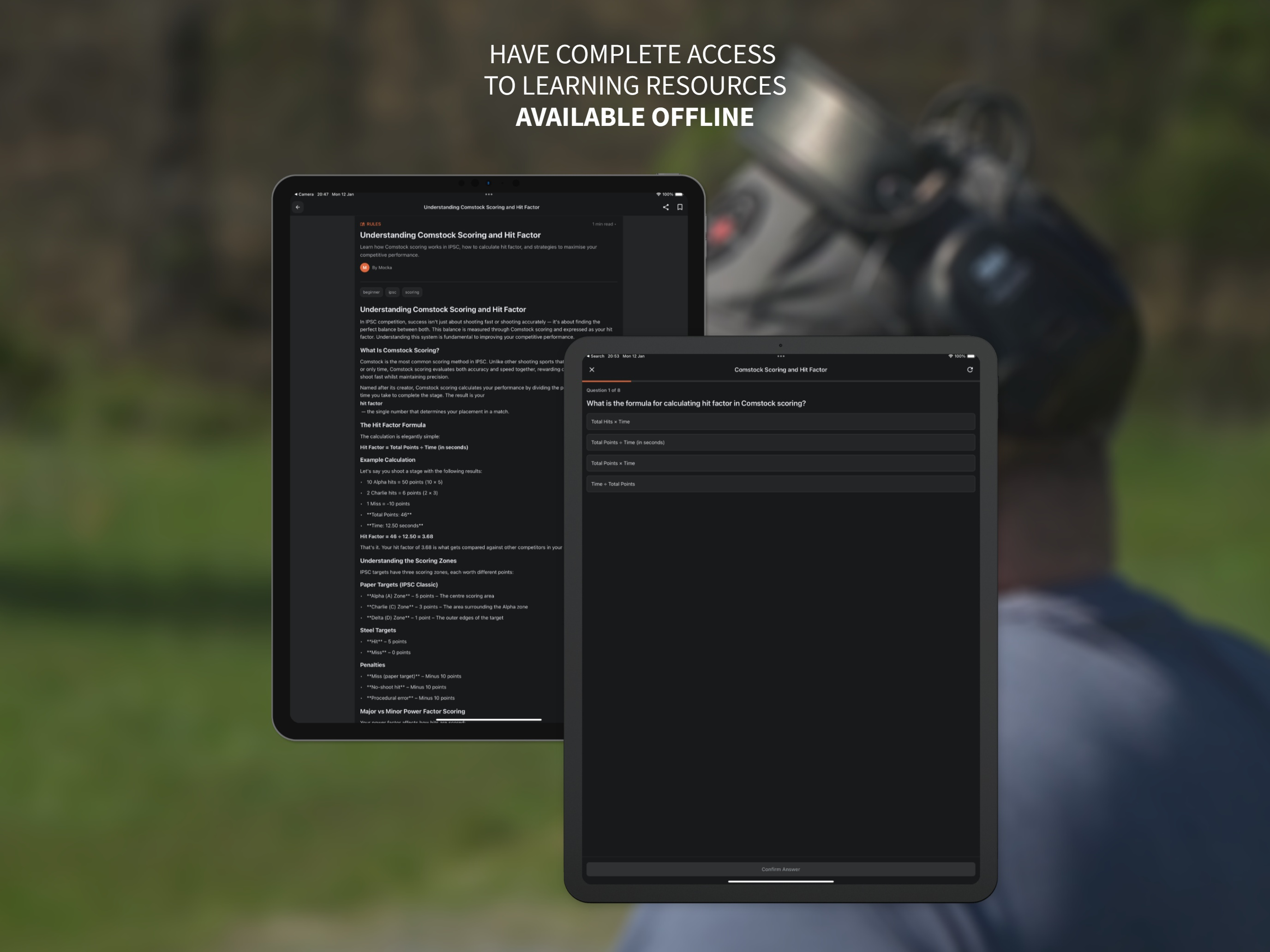 Practical Shooter App